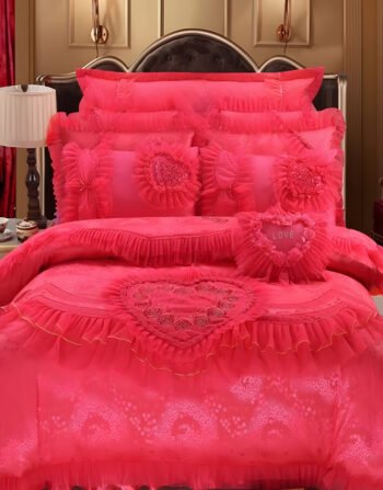 🔥 Premium Red Bedding Set