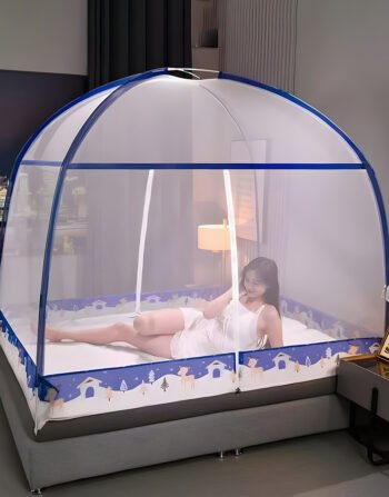 Blue Mosquito Net