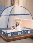 Dark Blue Mosquito Net