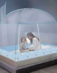 Sky Blue Mosquito Net