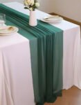 Luxury Deep Green Table Runner
