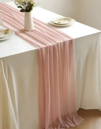 Luxury Lime Pink table Runner