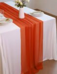 Luxury Orange Table Runner