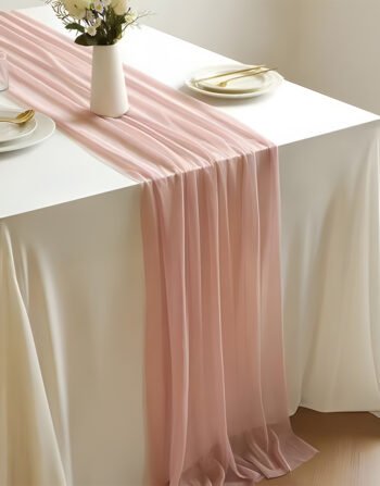 Luxury Pink Table Runner