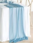 Premium Sky Blue Table Runner