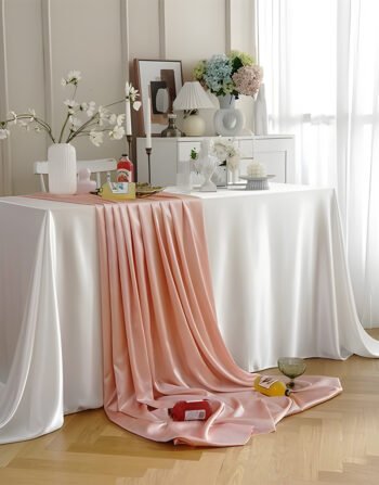 Luxury Deep Pink Table Runner