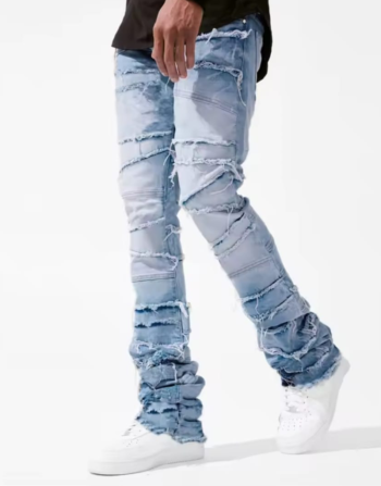 Mens Black Buggy Jeans  Pent