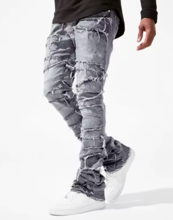 Mens Black Buggy Jeans  Pent