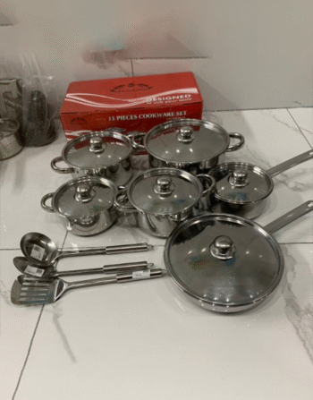 Premium Aluminium Cooking Set – Strong, Long-Lasting Pots & Pans for Home Kitchens and Chefs