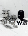 Elite Polished Aluminium Cookware Set – Durable, Heavy-Duty Kitchenware for Home & Professional Cooking