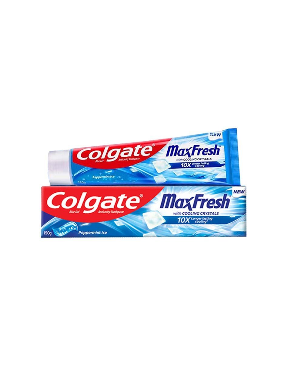 Colgate Max Fresh Toothpaste with Mini Breath Strips, Mint, 6 Oz