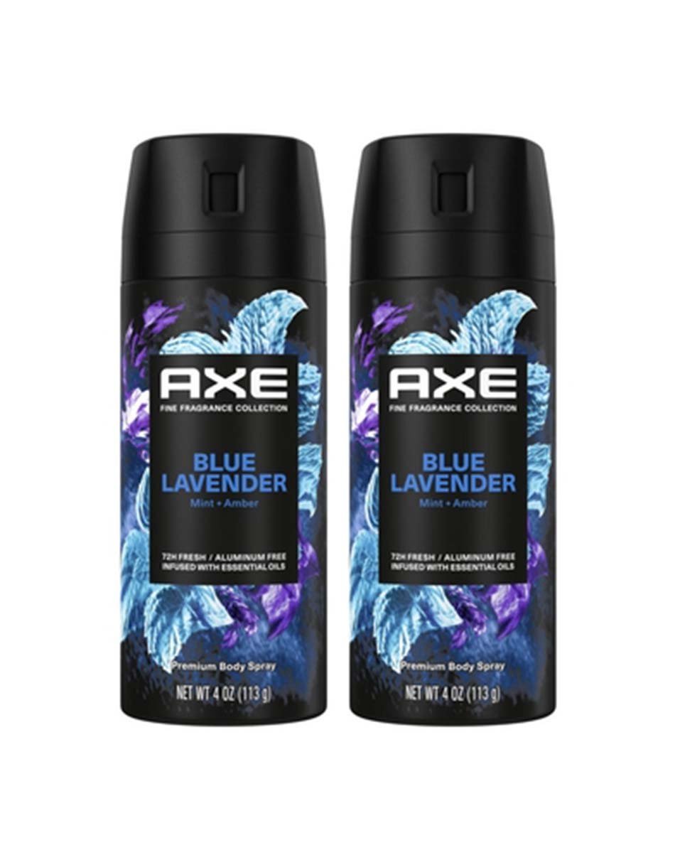 AXE Fine Fragrance Premium Deodorant Body Spray, Blue Lavender, Mint and Amber Scent, 72H Fresh, Aluminium Free, 150ml