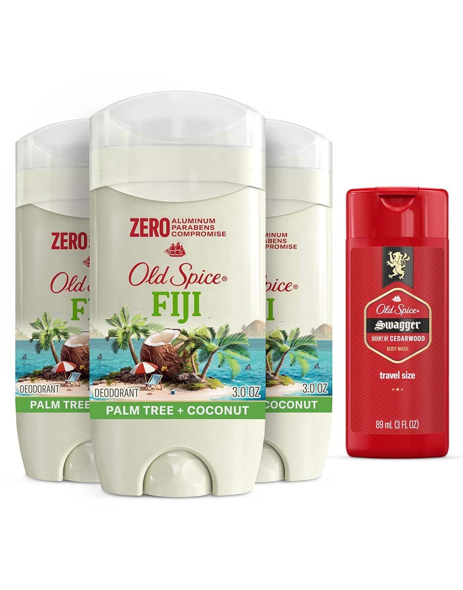 Old Spice Men's Deodorant Aluminum-Free Timber with Sandalwood, 3.0oz Pack of 3