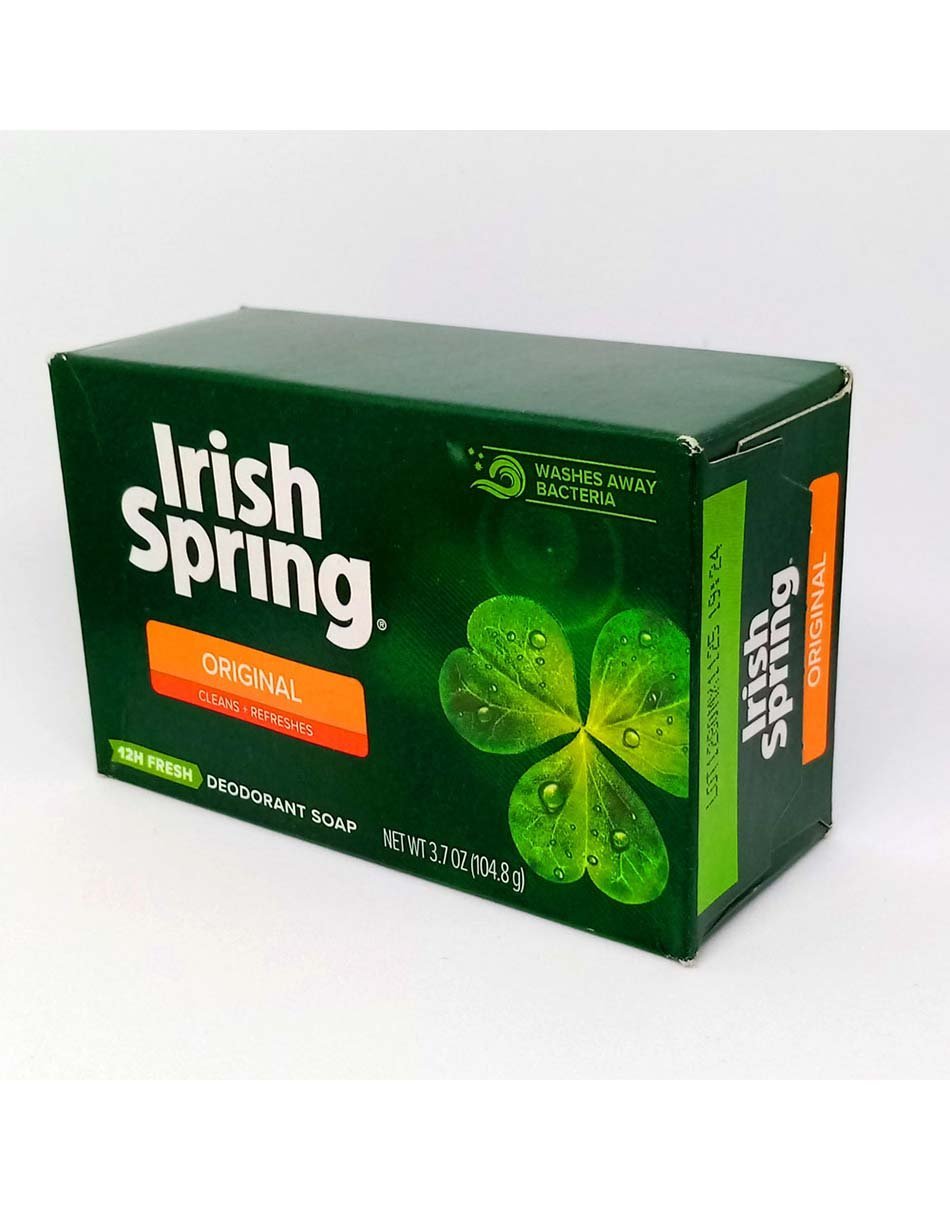 Irish Spring Deodorant Soap Original - 3.99 Oz Each Bar x 20 Count