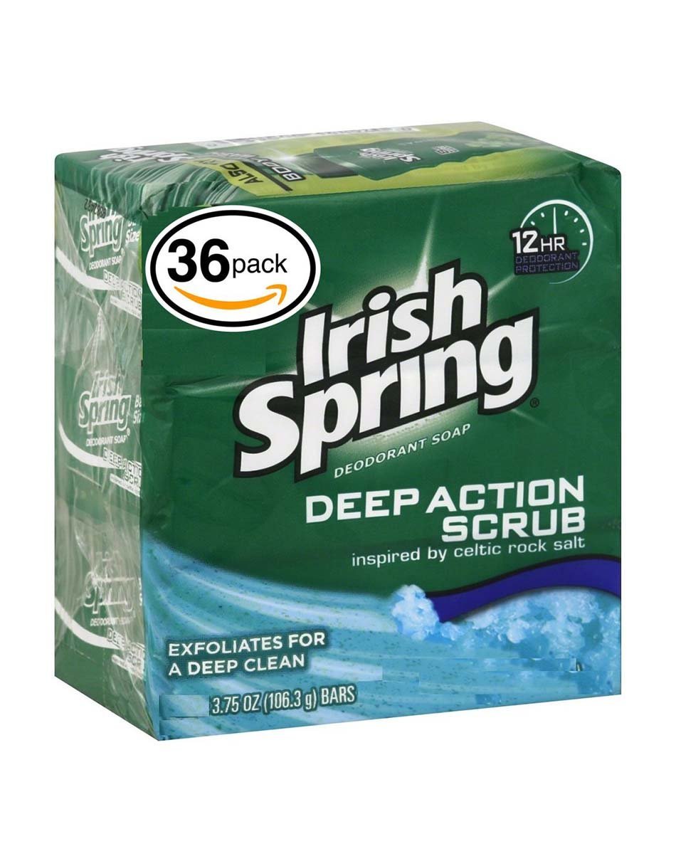 Irish Spring Deodorant Soap Aloe 105 g 3-Count (Pack of 2)