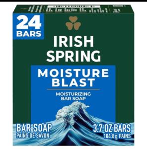 Irish Spring Deodorant Soap, Moisture Blast, 3 Count