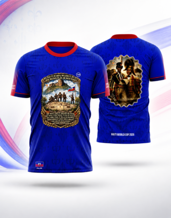 Royal Blue Haiti Heritage Freedom Graphic Jersey 2026
