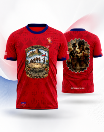 Red Haiti World Cup 2026 Independence Tribute T-Shirt